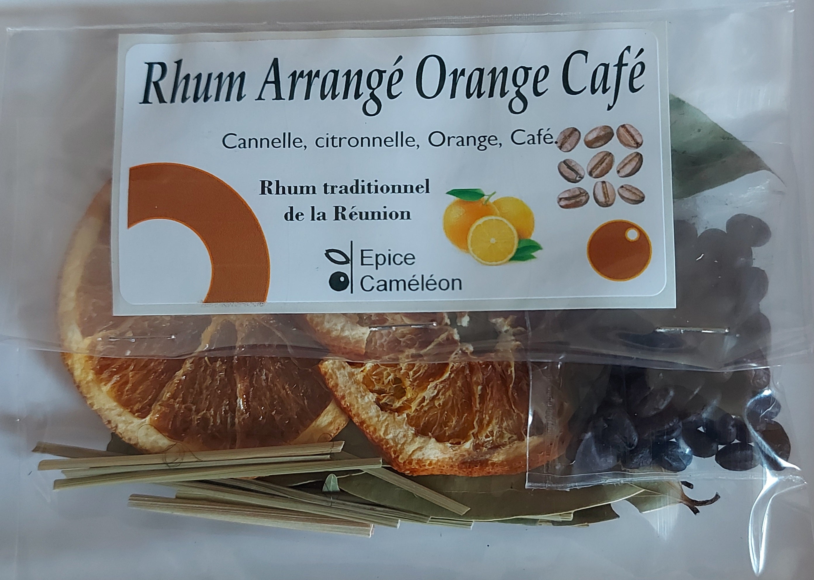 rhum arrangé orange café